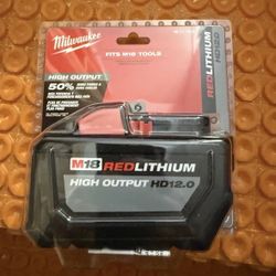 Milwaukee New 12.0 High Output Battery