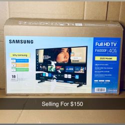 New Other Samsung 40" Class 1080P Full HD LED Tizen Smart TV, F6000 With Remote