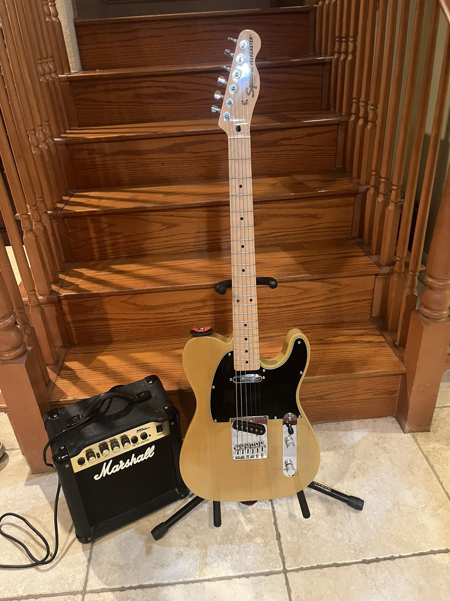 Squier Affinity Telecaster (Brand New) W/ Marshall Amp