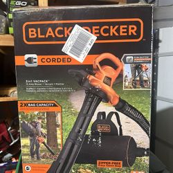 Black& Decker leaf blower/vac