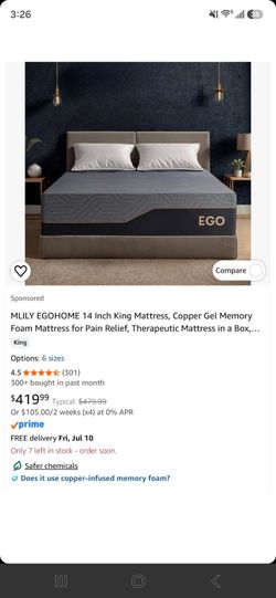 Cali king mattress brand new
