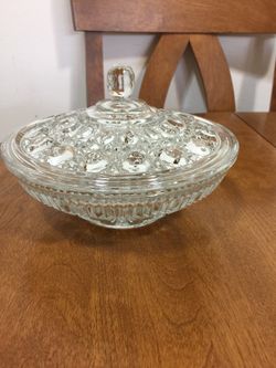 Vintage candy dish with lid