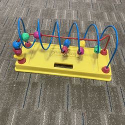 Vintage Playskool Bead Maze Vehicles Cars Hot Air Balloons 1989