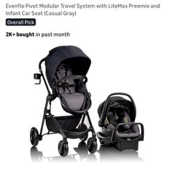 EvenFlo pivot Stroller, Car seat And Base