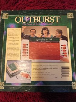 Outburst the Game of Verbal Explosions