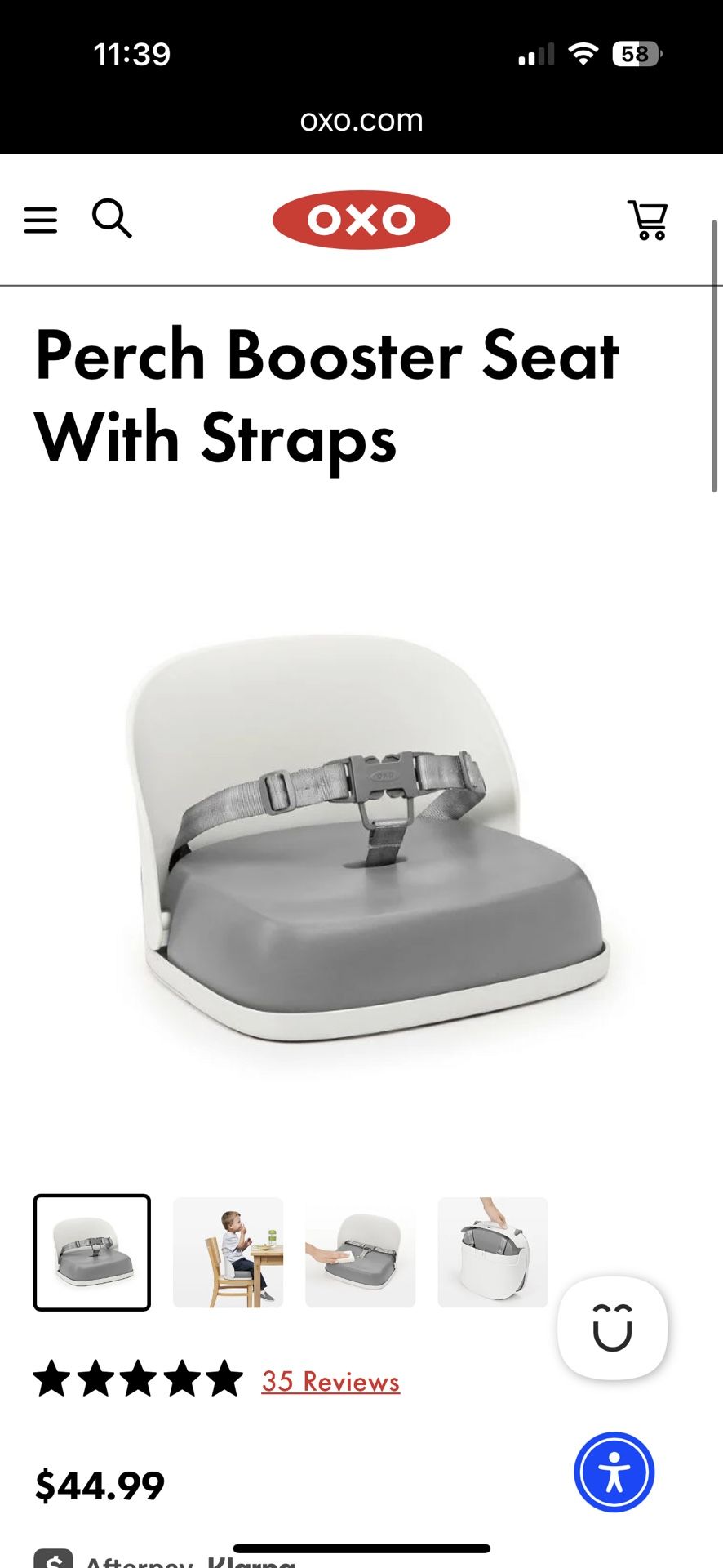 OXO Perch Booster seat