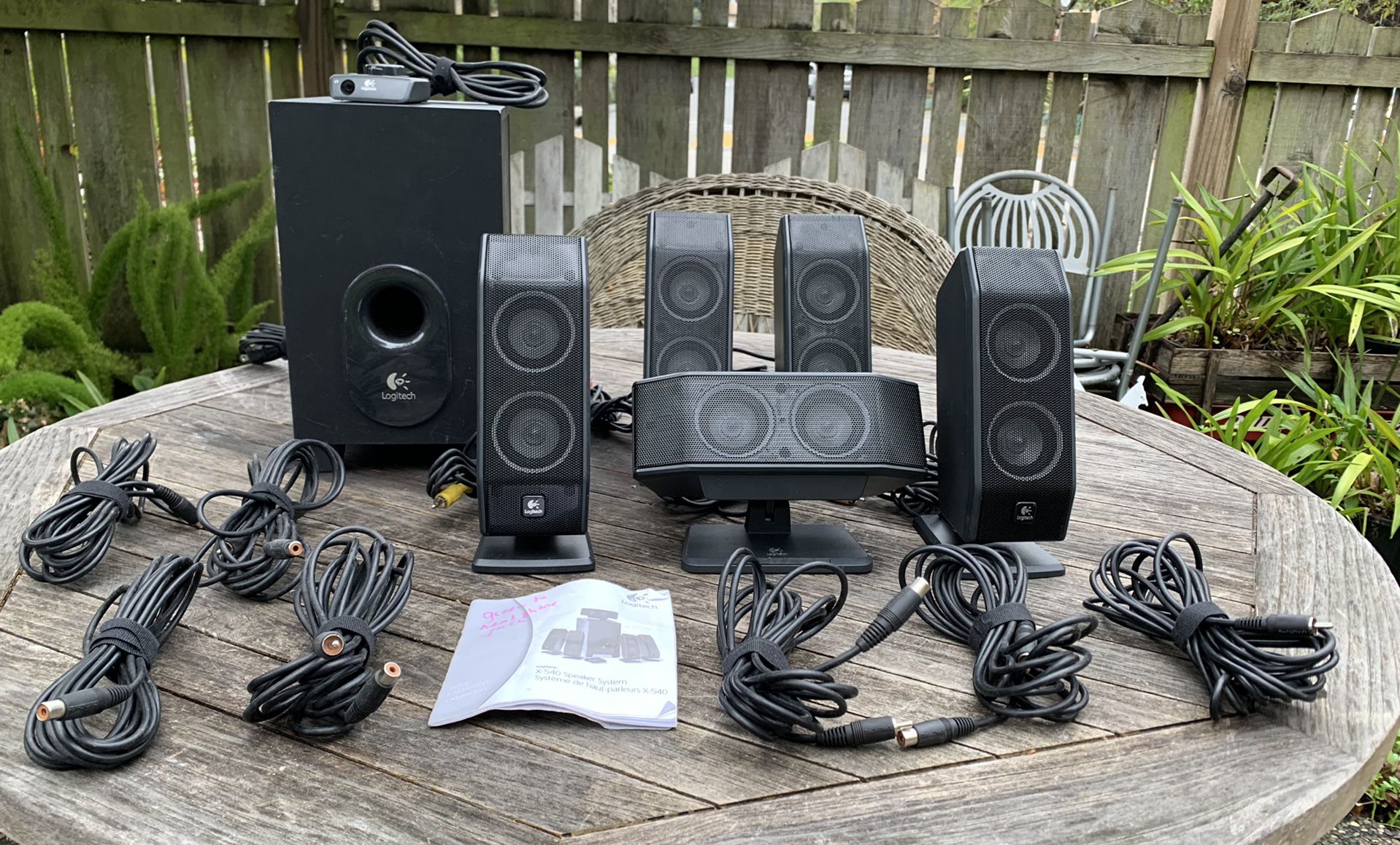 X-540 5.1 5-Speaker System with SubWoofer for in Sausalito, - OfferUp