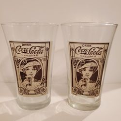 16oz Coca-Cola Flair Glasses