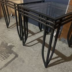 Glass End Tables 