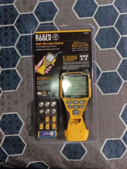 New Klein Tools Scout Pro 3 Cable Tester Kit