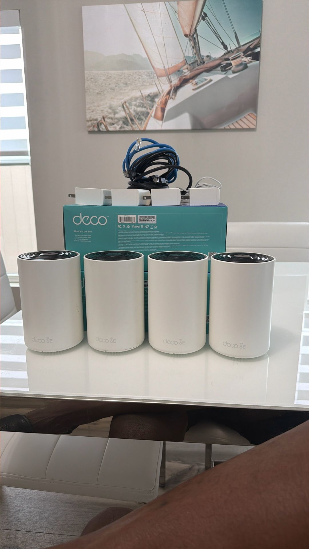 TP-Link AXE5400 Tri-Band WiFi 6E Mesh System 5,500 Sq.Ft (Deco XE75 Pro) 2-Pack