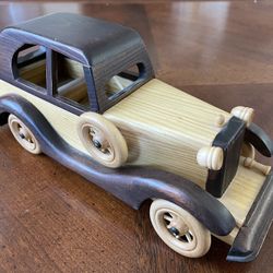 Vintage Wooden Classic Car