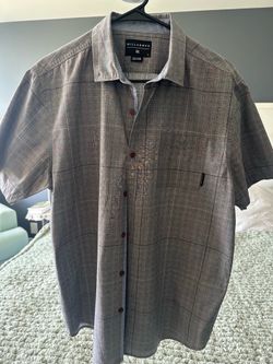 Billabong Men’s Short Sleeve Button-Up Shirt – Size Large