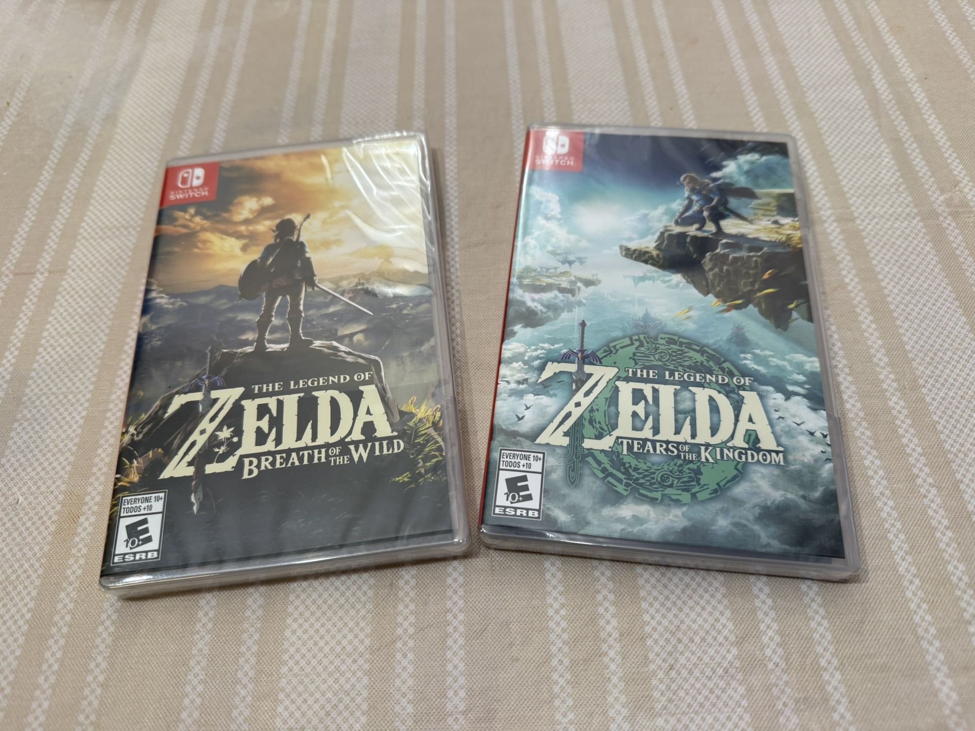 New Legend of Zelda Breath of the Wild And Tears of the Kingdom Switch Bundle