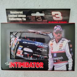 COLLECTOR  2000 NASCAR Dale Earnhardt Sr “The Intimidator” Limited Edition Collectible Tin w Playing Cards NIB
