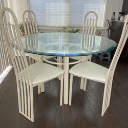 Dining Table And Four Chairs 