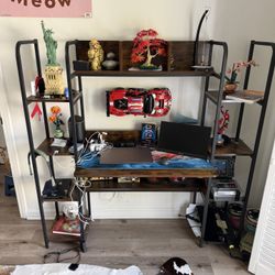 Desk And Shelving