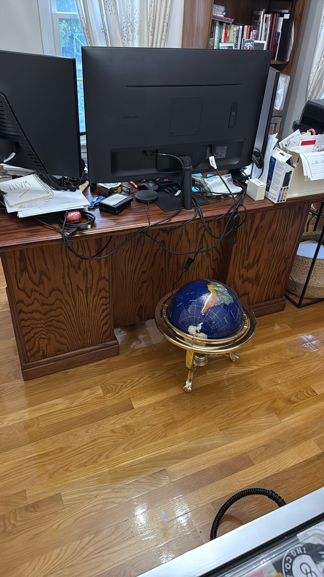 Desk And 3 Book Shelves 