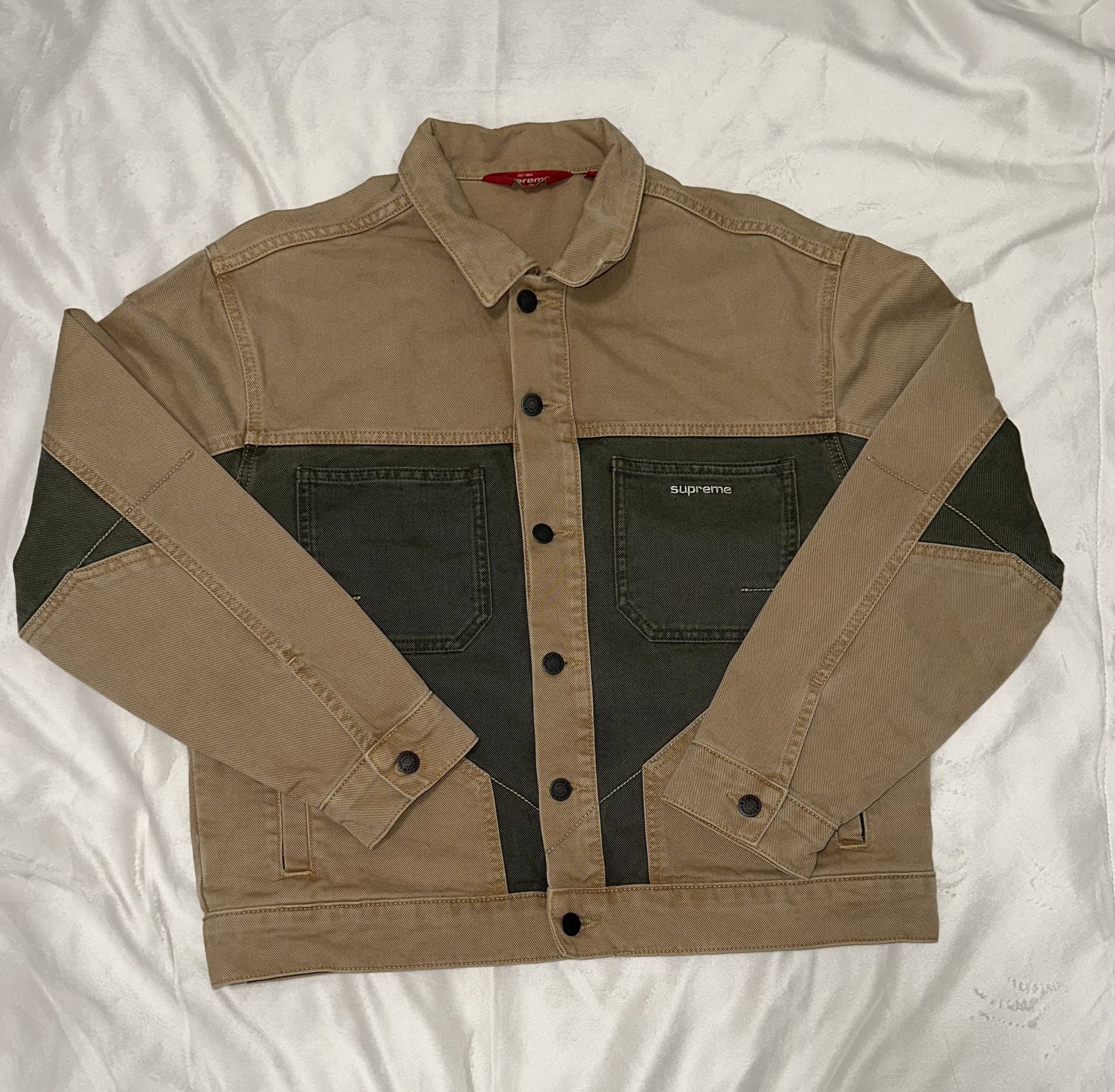 Brand New Supreme Jean Jacket Authentic