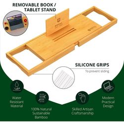 Royal  Craftwood Bathtub Caddy Premium Bamboo