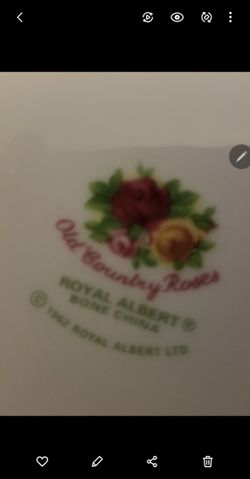 Country Rosa dishes