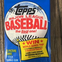 1983 Topps Michigan Wax Pack Baseball 