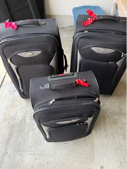 matching 3-piece rolling luggage set from G.H. Bass & Co.