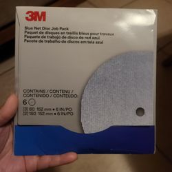 3M Blue Net Disc Job Pack 6pk