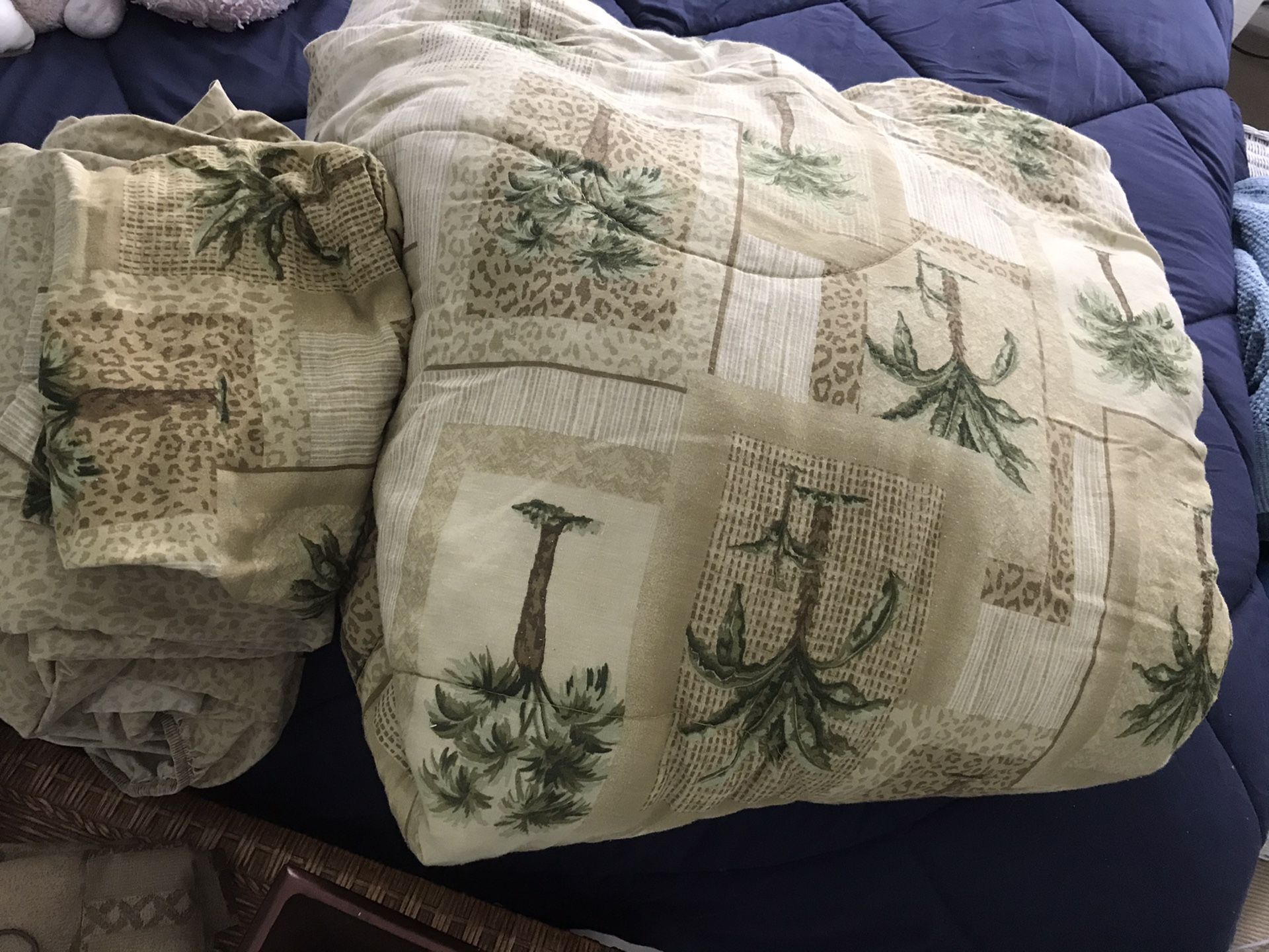 Palm tree bedding- Full size