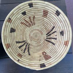 Narive Woven Grass Vintage  Basket 