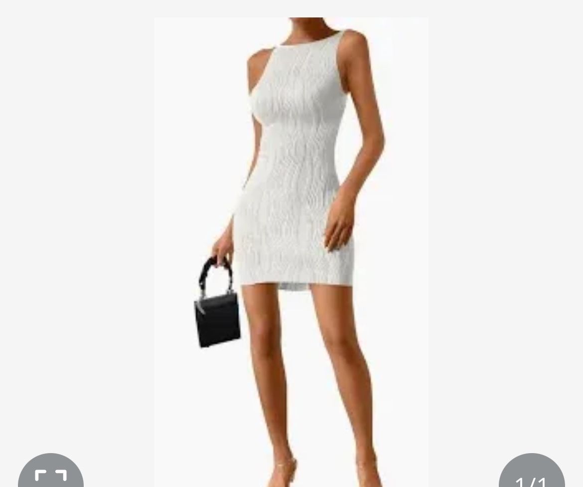 Acelitt Ladies Textured Wedding Guest Mini Dresses For Women Spring Summer Sleeveless Bodycon Cocktail Party Dress Black Large