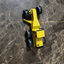 Vintage Yellow Tonka Toy Road Grader Construction Toy 1994 Die Cast 