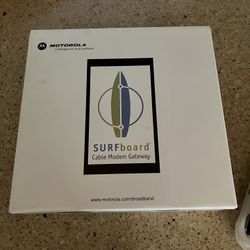 Motorola SURFboard Modem Wireless Cable Gateway Black 