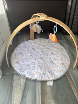 Baby Play Gym with Wooden Arch
