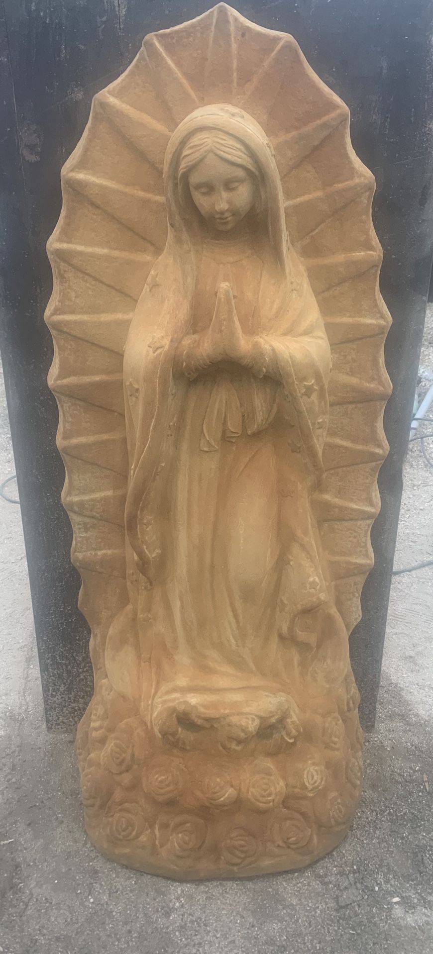 Virgen De Guadalupe De Cemento 4 Pies