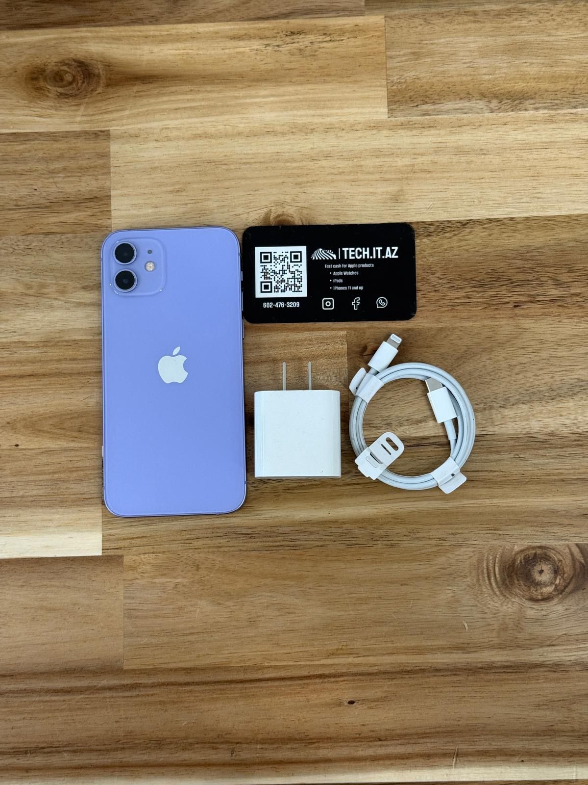 📱 iPhone 12 | 12GB | Purple | Unlocked (Any Carrier)