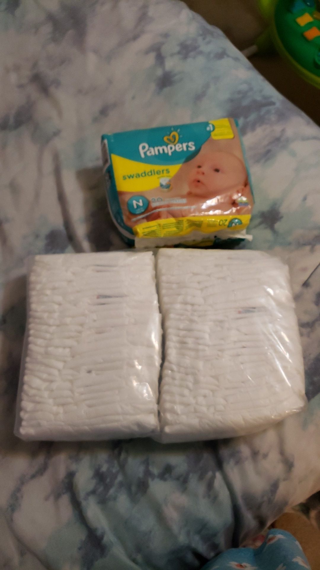 Pampers 72 count size NEWBORN