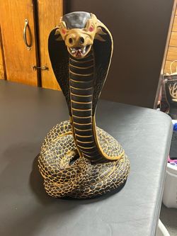 Vintage ceramic king cobra