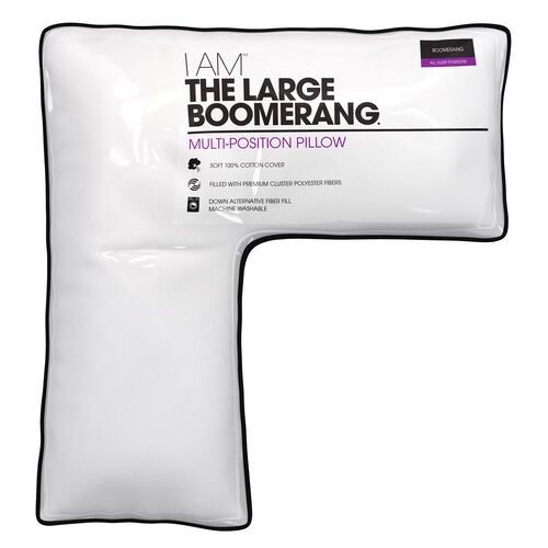 I AM The Large Boomerang Multi-Position Pillow