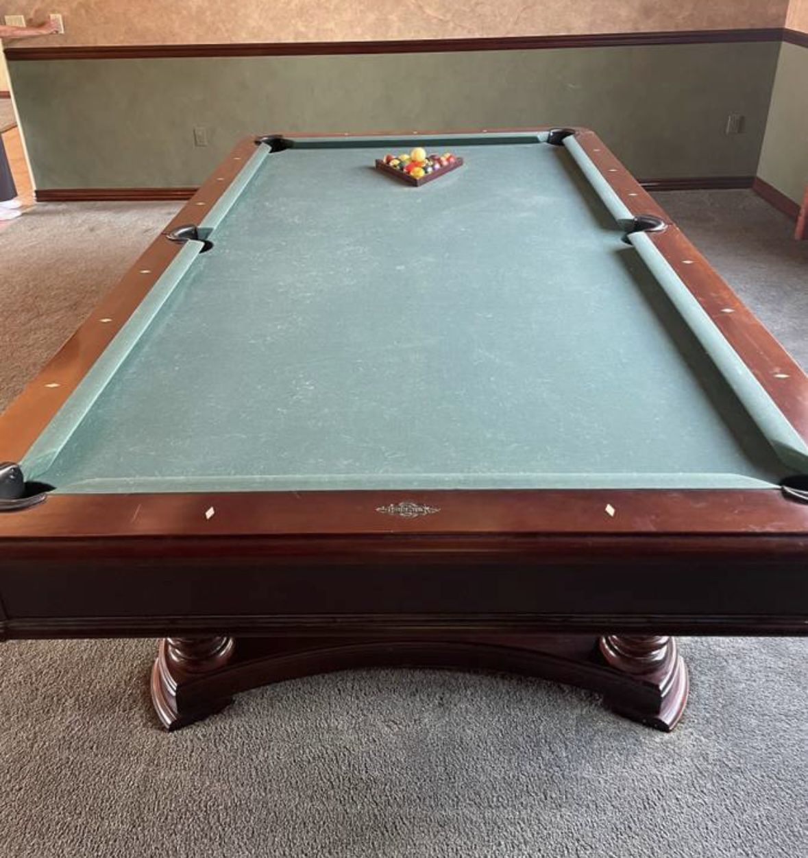 8’ Brunswick Montebello Pool Table - Delivered & Installed