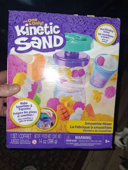 Kinetic sand slushy maker