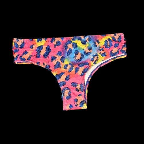 New! Colorful Animal Print Bikini Swimsuit Bottom