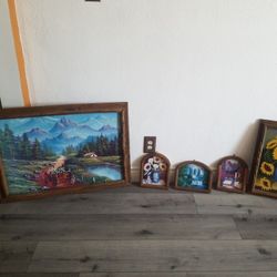 Wooden Photo Frames $5-$10