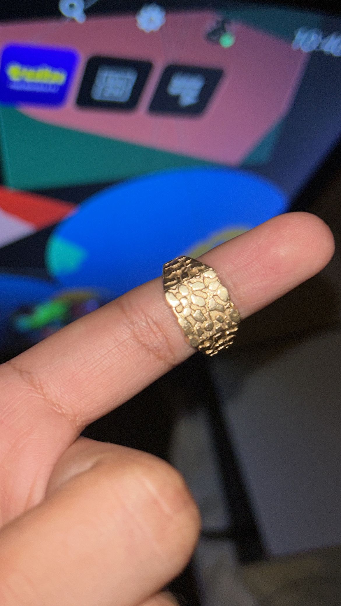 Nugget Ring 14Kt