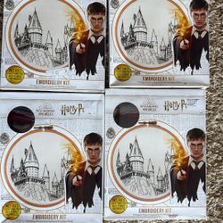 New 4 Harry Potter Embroidery Sets
