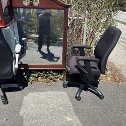 Free, Dresser With Mirror, Love Seat, Computer Chair And Yankee Table
