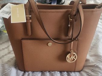 Michael Kors leather jet set purse