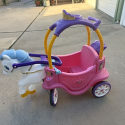 Little Tikes Princess Horse and Carriage
