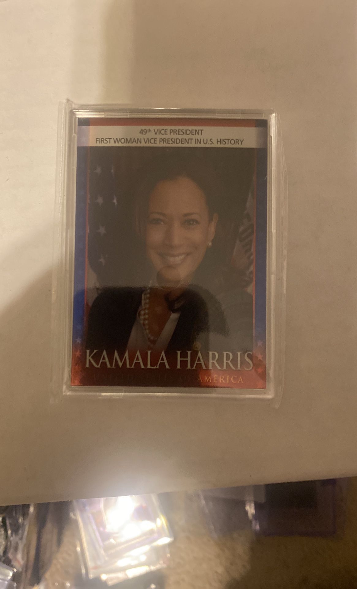 Kamala Harris First Female Vice President Card