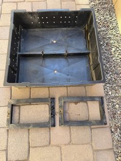 Golf cart battery tray